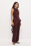 Eadie Top in Chestnut, back view