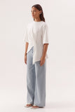 Sohvi Tee in Chalk, side view