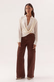 Selen Shirt in Chalk, side view