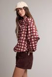 Rosie Check Windbreaker