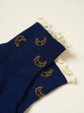 Croissant Ruffle Pilates Socks