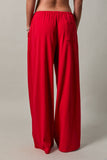Drawstring Wide Leg Pant