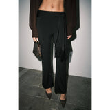 Sutton Fringe Tie Wide Leg Pants