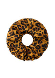 Olah Leopard Silk Scrunchie
