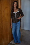 Diana Polka Dot Top