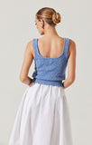 Virgo Sweater Tank - Blue