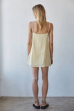 Simple Linen Mini Dress - Butter