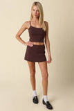 Zoey Striped Knit Skort