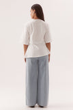 Sohvi Tee in Chalk, back view
