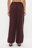 Eadie Harem Pant in Chestnut, back view