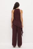 Eadie Top in Chestnut, back detail