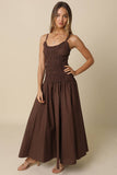 Luna Smocked Maxi Cotton Dress