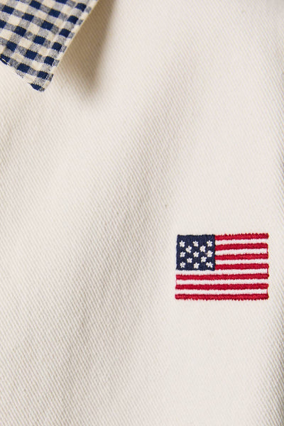 Americana Gingham Trim Jacket