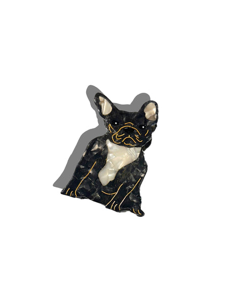 Frenchie Dog Breed Claw Hair Clip