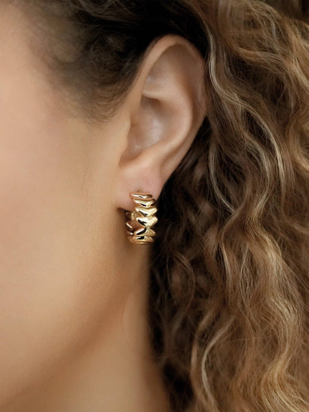 Small Moderna Hoops