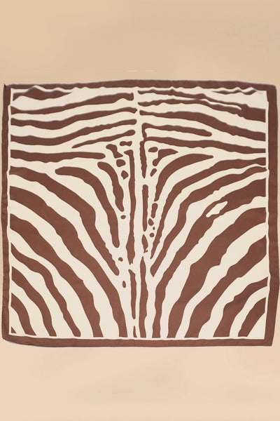 Zebra Bandana Scarf