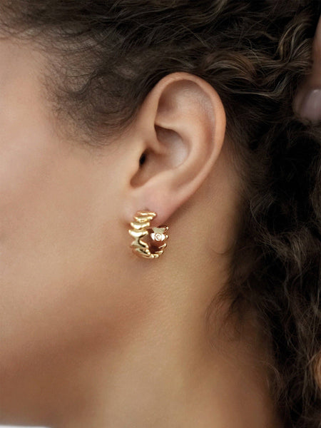 Small Moderna Hoops
