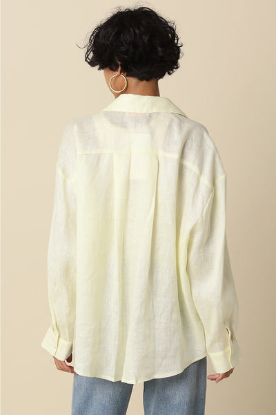Jada Linen Shirt - Butter