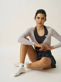 Cropped Crew Tomato Pilates Sock