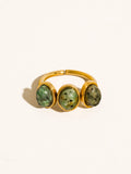 Sorrel Triple Stone Ring