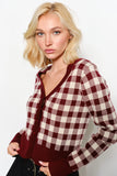 Nessa Gingham Cardigan