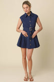 Donna Belted Shirt Dress