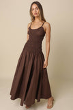 Luna Smocked Maxi Cotton Dress