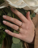 Evelyn Baguette Bezel Stacking Ring