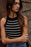 Autumn Sweater Tank - Black