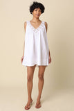 Elise Lace Trim Babydoll Dress