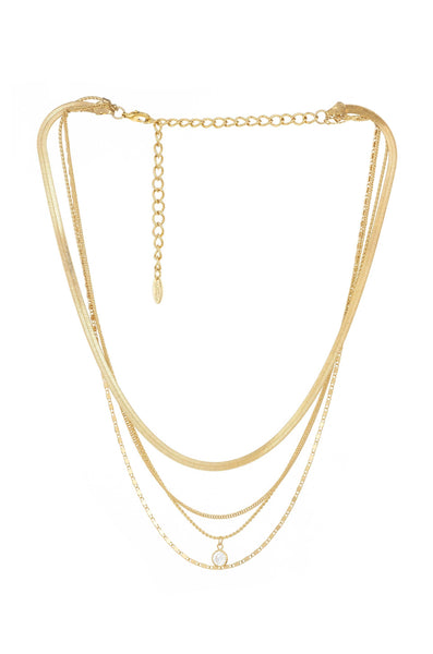 All the Chains Layered Necklace