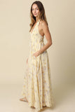 Sabrina Halter Floral Maxi Dress
