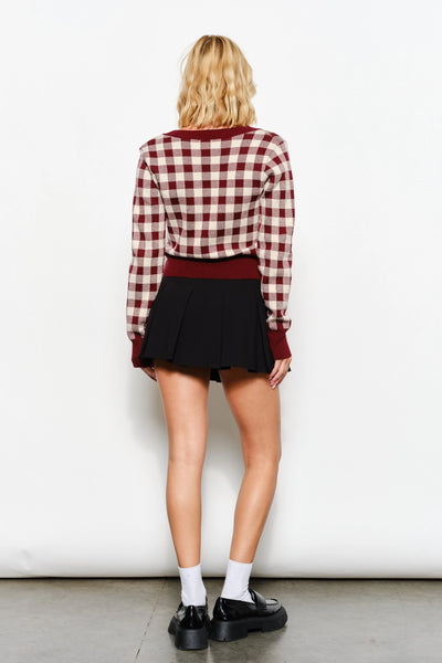Nessa Gingham Cardigan