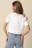 Elaine Eyelet Crop Top