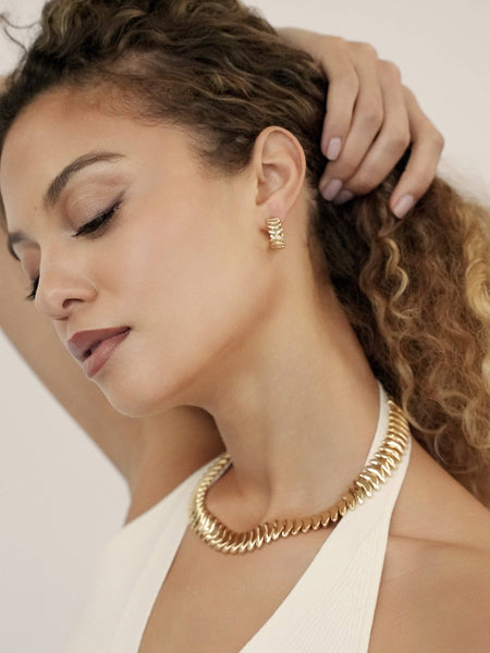 Small Moderna Hoops