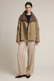 Reversible Plaid Button Jacket