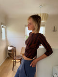 Nia Top - Tobacco Stripe