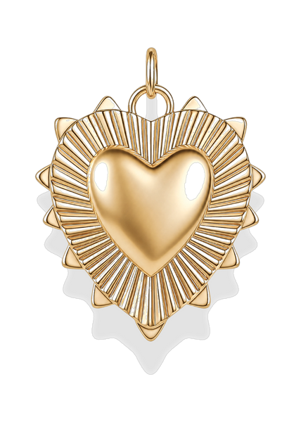 Grande Lynn Engravable Heart Charm