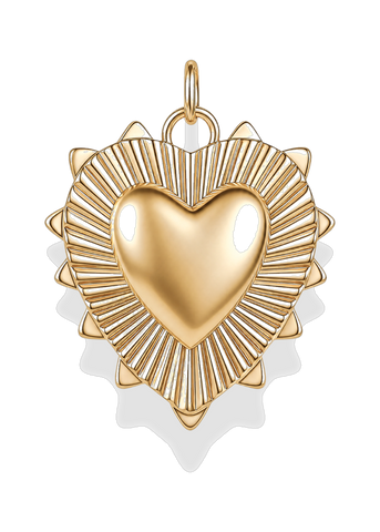 Grande Lynn Engravable Heart Charm