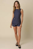 Nataly Polka Dot Linen Shorts