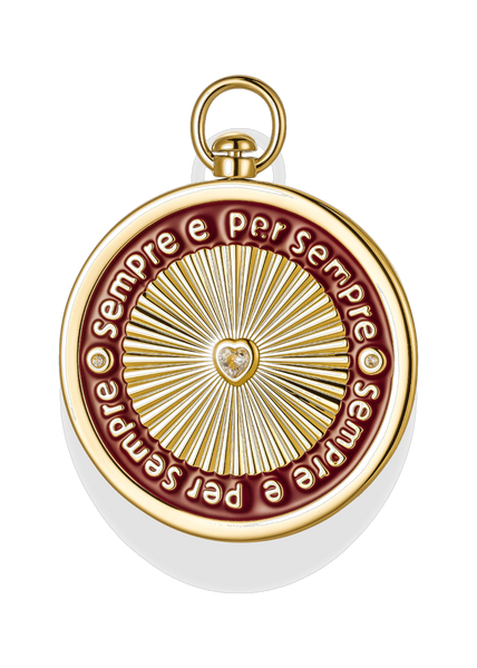 Minka Enamel Swivel Charm