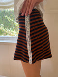 Darcy Skort - Tobacco Stripe