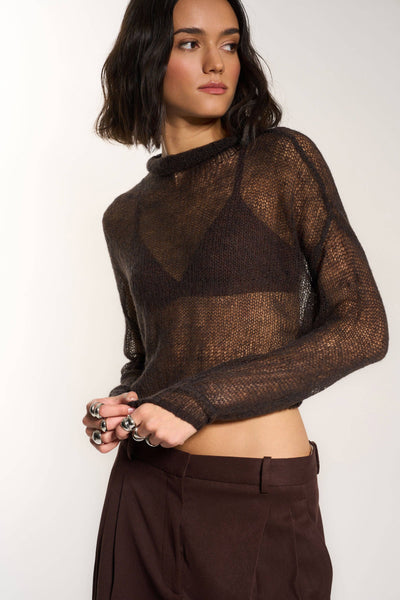 Lina Sheer Pullover