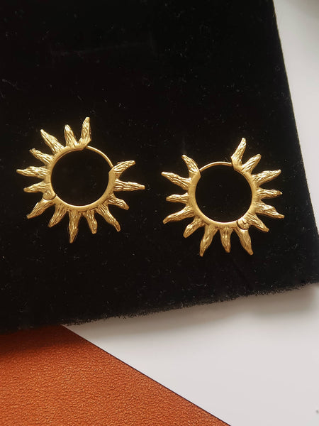 Sabliere Sunburst Hoops