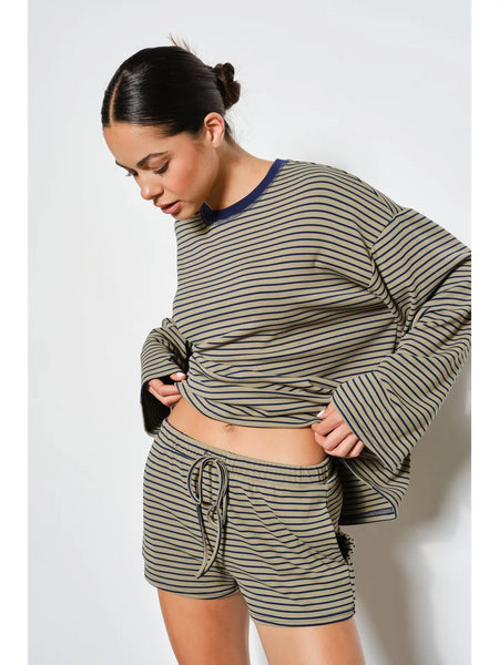 Cassandra Striped Top