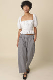 Scarlett Gingham Baggy Pants