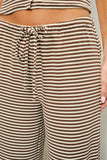 Ronnie Striped Pant - Brown