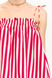 Juni Red Stripe Top
