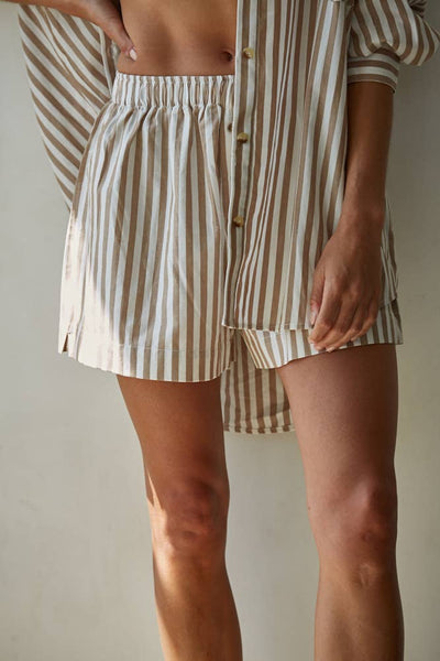 Striped Cotton Boxer Shorts