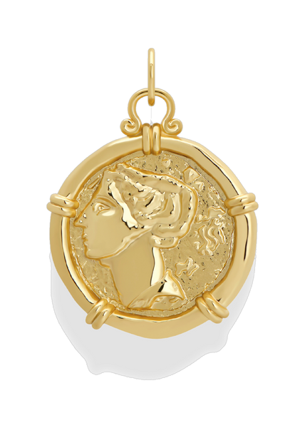Naomi Ancient Coin Charm